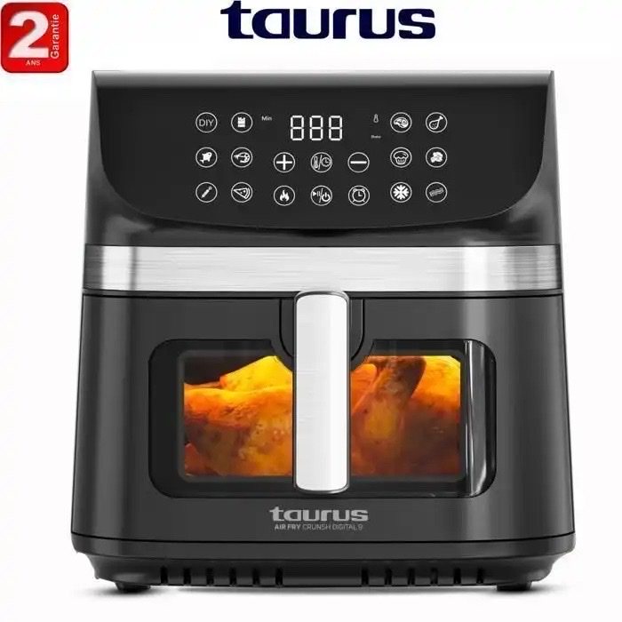 Friteuse sans huile Taurus 9 L 1800 W à 999 DH au lieu de 2 599 DH chez Marjane Mall