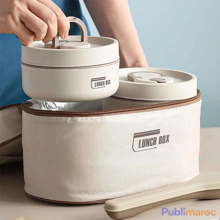 Lunch Box Isotherme en Inox - مجموعة علب الغداء الحرارية — Photo 2